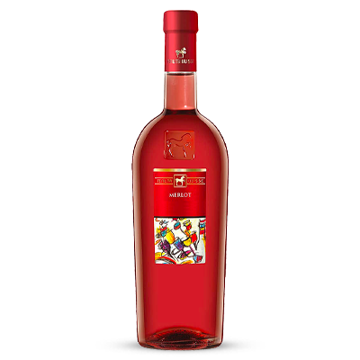 Terre di Chieti IGP Merlot 2022 (Vino Rosato) - Vino Varietale, Tenuta Ulisse - cl 75 x 1 bottiglia vetro